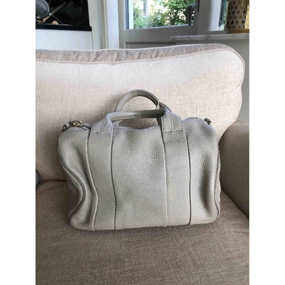 Pre-owned Alexander Wang Beige Leather Handbags