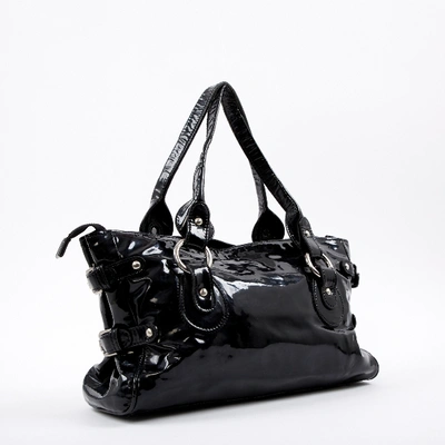 Pre-owned Robert Clergerie Black Patent Leather Handbag
