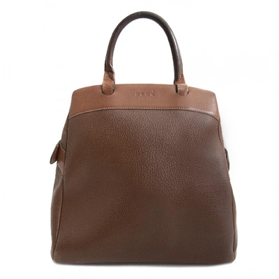 Pre-owned Delvaux Brown Leather Handbag