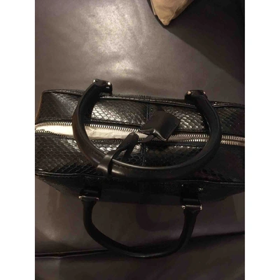 Pre-owned Barbara Bui Black Python Handbag