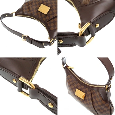 Thames cloth handbag Louis Vuitton Brown in Cloth - 35003825