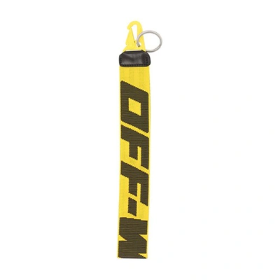 Shop Off-white Industrial 2.0 Keychain In Yellow Black