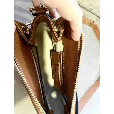 Pre-owned Chloé Roy Leather Handbag In Brown