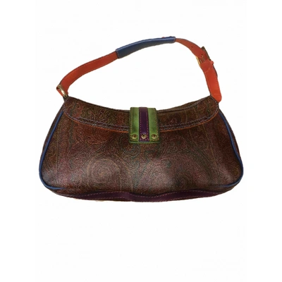 Pre-owned Etro Leather Handbag In Multicolour