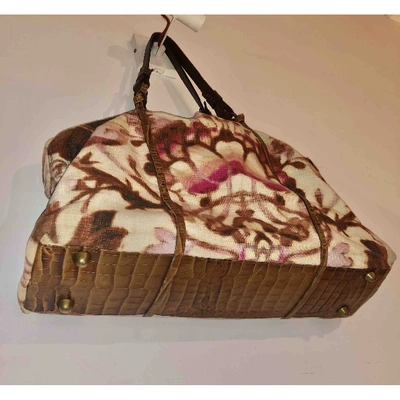 Pre-owned Dries Van Noten Brown Cotton Travel Bag