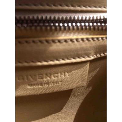 Pre-owned Givenchy Pandora Box Yellow Python Handbag