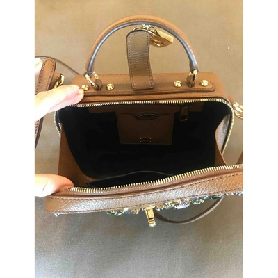 Pre-owned Dolce & Gabbana Camel Leather Handbags