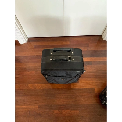 Pre-owned Prada Black Cloth Travel Bag