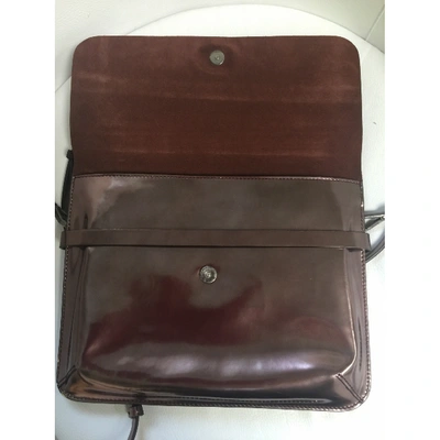 Pre-owned Brunello Cucinelli Metallic Leather Handbag