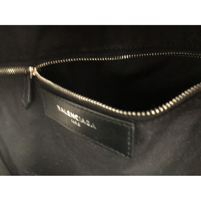 Pre-owned Balenciaga Cloth Backpack In Beige