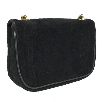 Pre-owned Chanel Black Suede Handbag
