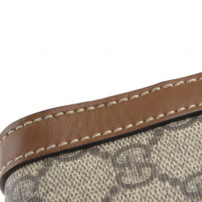 Pre-owned Gucci Padlock Brown Cloth Handbag