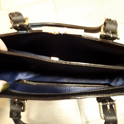 Pre-owned Trussardi Black Leather Handbag