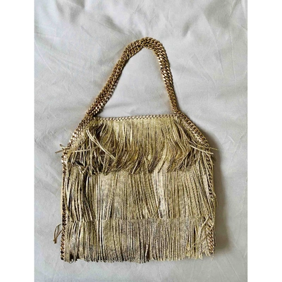 Pre-owned Stella Mccartney Falabella Cloth Handbag In Gold