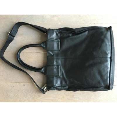 Pre-owned Hope Black Leather Handbag