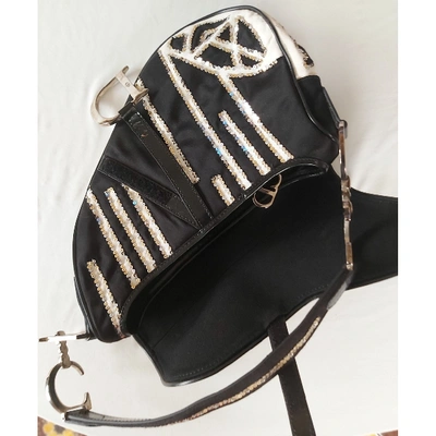 Pre-owned Dior Saddle Multicolour Silk Handbag