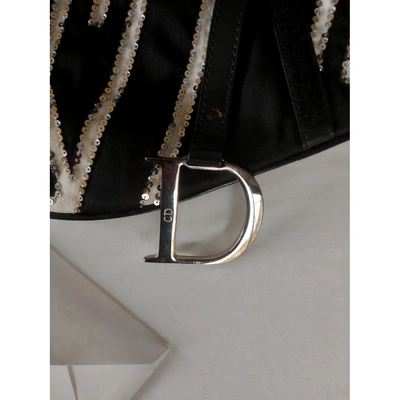 Pre-owned Dior Saddle Multicolour Silk Handbag