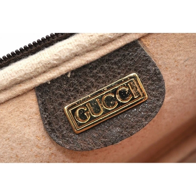 Pre-owned Gucci Brown Leather Clutch Bag