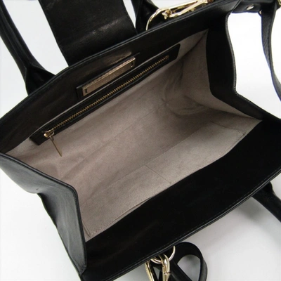 Pre-owned Jimmy Choo Riley Black Leather Handbag