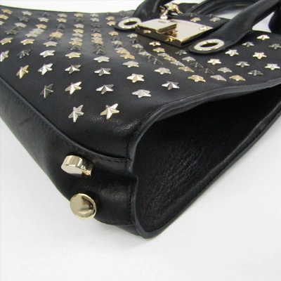 Pre-owned Jimmy Choo Riley Black Leather Handbag