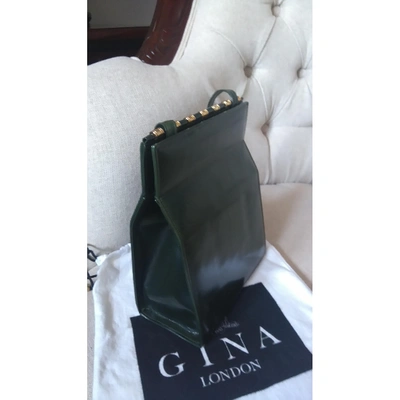 Pre-owned Gina Handbag In Green