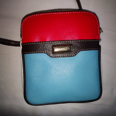 Pre-owned Osprey Leather Crossbody Bag In Multicolour