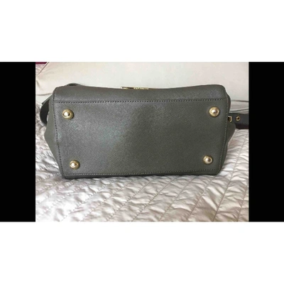 Pre-owned Zac Posen Leather Handbag In Khaki