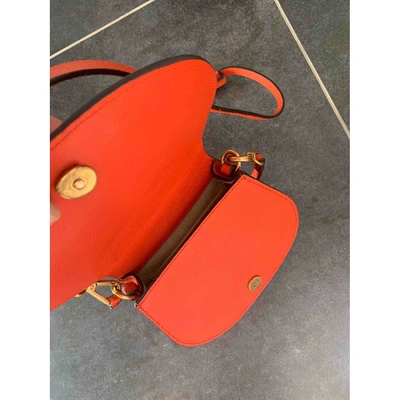 Pre-owned Chloé Bracelet Nile Orange Leather Handbag