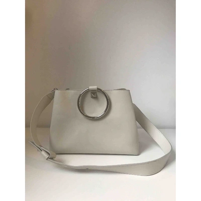 Pre-owned Salar Leather Handbag In White