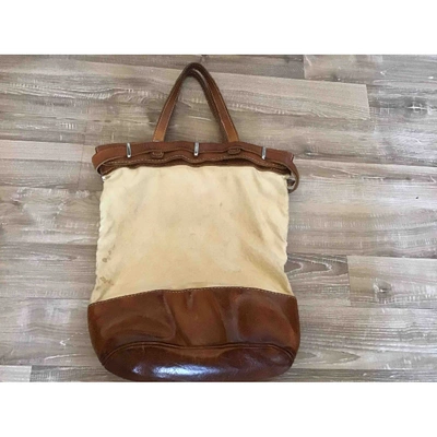 Pre-owned Dsquared2 Beige Leather Handbag