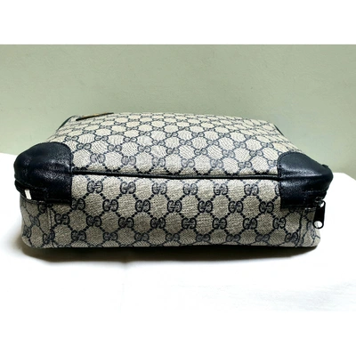 Pre-owned Gucci Blue Cloth Travel Bag