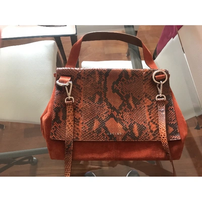 Pre-owned Orciani Handbag In Orange