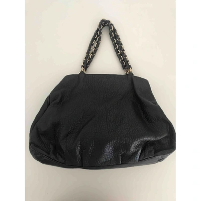 Pre-owned Fendi Leather Handbag In Black