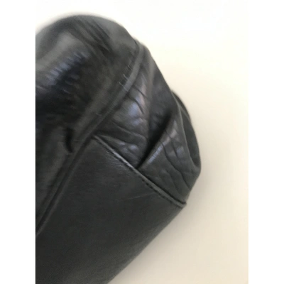 Pre-owned Fendi Leather Handbag In Black