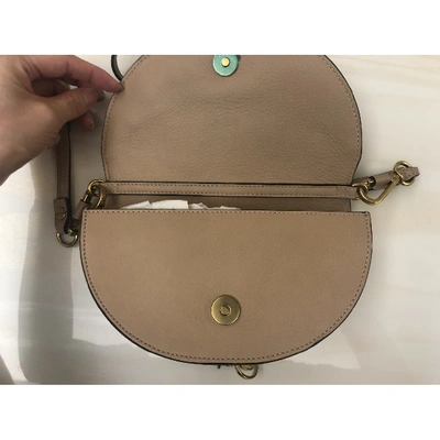 Pre-owned Chloé Bracelet Nile Beige Leather Handbag