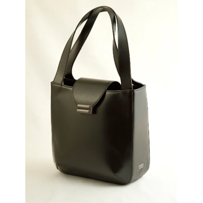 Pre-owned Bally Leather Handbag In Black