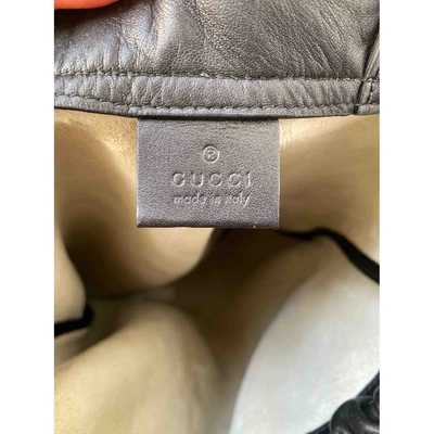 Pre-owned Gucci Beige Leather Backpack