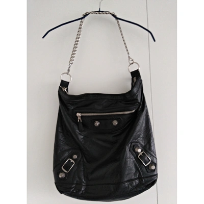 Pre-owned Balenciaga Day  Black Leather Handbag