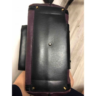 Pre-owned Chloé Alice Leather Handbag In Purple