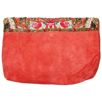 Pre-owned Camilla Clutch Bag In Red