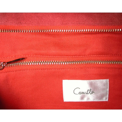Pre-owned Camilla Clutch Bag In Red