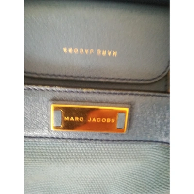Pre-owned Marc Jacobs Leather Handbag In Blue