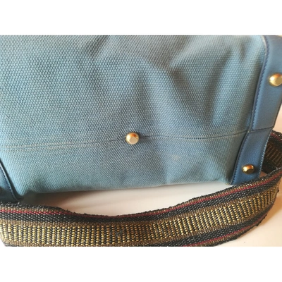 Pre-owned Marc Jacobs Leather Handbag In Blue