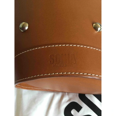 Pre-owned Sonia By Sonia Rykiel Leather Handbag In Camel