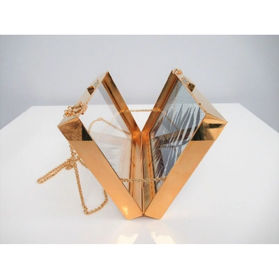 Pre-owned Vionnet Gold Clutch Bag