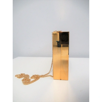 Pre-owned Vionnet Gold Clutch Bag