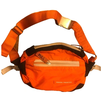 Pre-owned Heron Preston Orange Handbag