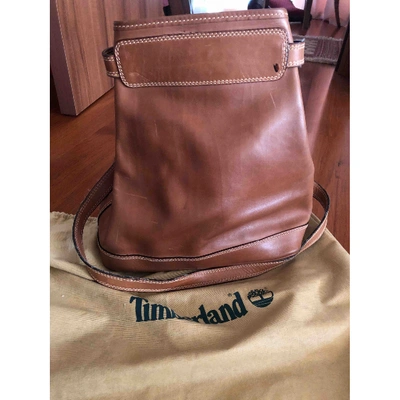 Pre-owned Timberland Leather Backpack