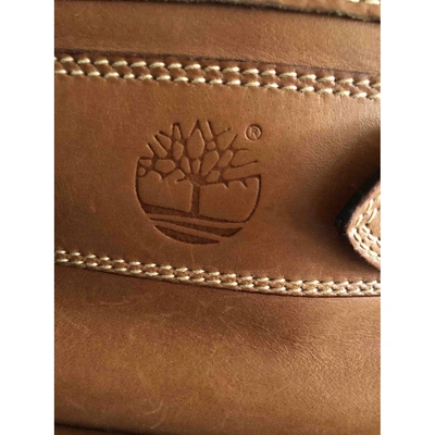 Pre-owned Timberland Leather Backpack