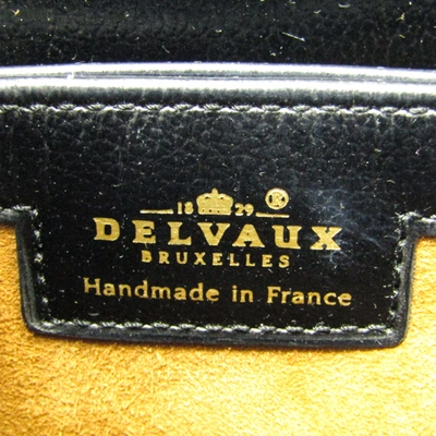 Pre-owned Delvaux Black Leather Handbag